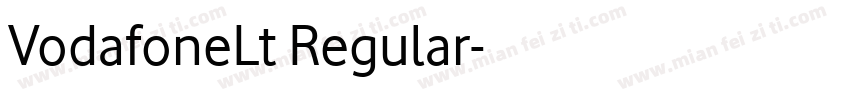 VodafoneLt Regular字体转换